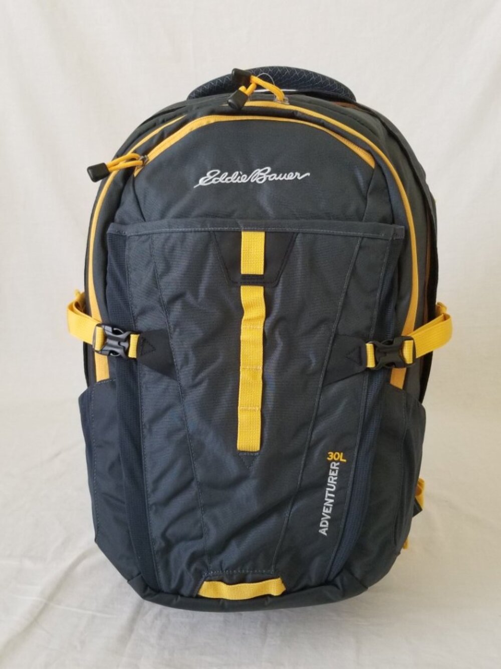 NWT! Eddie Bauer 30L Adventurer Laptop Backpack Water-resistant w/Waist Strap